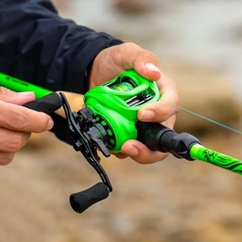 KastKing Zephyr Dual-Tip Baitcaster & Spinning Fishing Rod and Reel Combo - Image 2