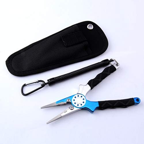 Saltwater Fishing Pliers, Aluminum Braid Cutter with Sheath - Image 4