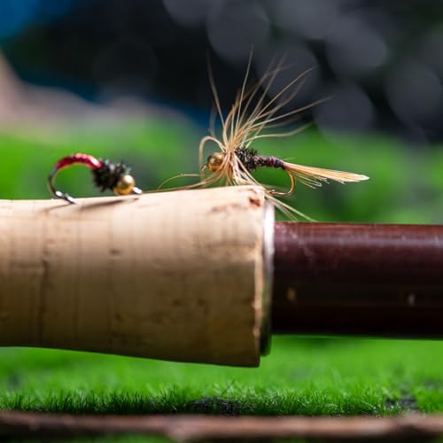 Goture Fly Fishing Flies Assortment Kit with Wooden Fly Box - Image 6