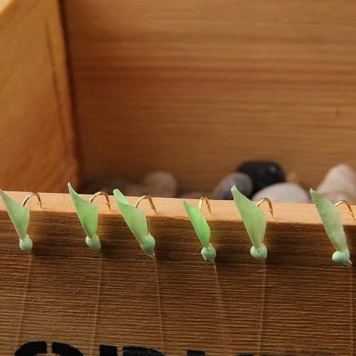 Fishing Bait Rigs Saltwater Surf Fishing Lures Bait Rig with Real Fish Skin Glow Beads Sharp Hooks Swivels Surf Fishing Rigs Sea Bass Cod Herring Hook Rig Size 4 6 8 - Image 6