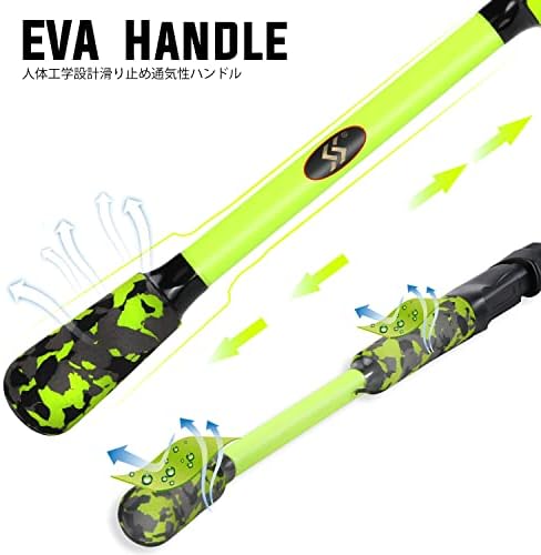 Sougayilang IM7 Graphite Fishing Rod – 2-Piece Casting & Spinning, Medium/Medium Heavy Power, Stainless Steel Guides with Zirconium Rings, EVA Handle & Hook Keeper for Bass, Trout, Walleye, Catfish - Image 7