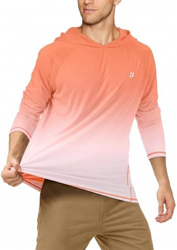 Roadbox Mens Fishing Sun Hoodie, Long Sleeve UPF 50+ UV Protection Shirts - Image 2