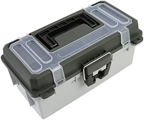 Sheffield 12670 13" Made in USA Tackle Box w/Lift Out Tray & Deep Storage by Sheffield