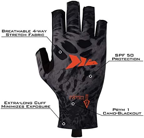 KastKing Sol Armis UPF50+ Fingerless Fishing Gloves, Men and Women - Image 3