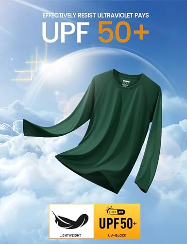 MAGCOMSEN Men's Long Sleeve Shirts UPF 50+ UV Sun Protection Athletic Shirts for Hiking Running Workout Rash Guard - Image 3