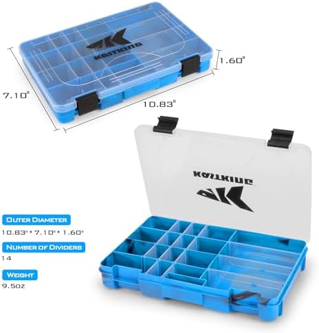 KastKing Utility Tackle Boxes, 3600 and 3700 Fishing Tackle Trays - Image 6