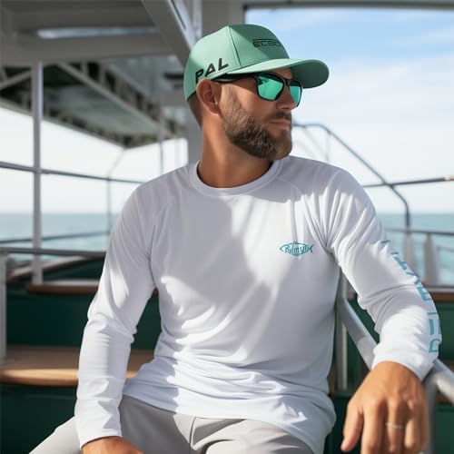 Palmyth Fishing Shirts for Men Long Sleeve UPF 50+ T Shirt Sun Protection - Image 3