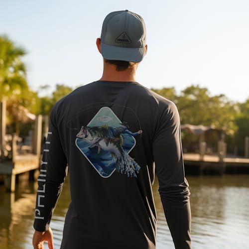 Palmyth Fishing Shirts for Men Long Sleeve UPF 50+ T Shirt Sun Protection - Image 3