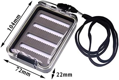 Fly Fishing Flies Kit Fly Assortment Trout Fishing with Fly Box,24/32/72pcs with Dry/Wet Flies, Nymphs, Streamers, Popper - Image 2