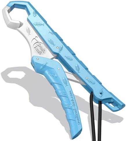 SNAIL TRAIL 7.5''/9'' Floating Fish Gripper with Lanyard by SnailTrail