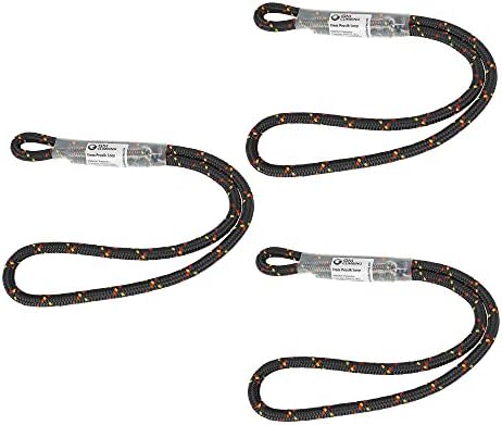 GM CLIMBING 6mm Prusik Cord Pre-Sewn 12in Prusik Loop for Climbing Arborist Rescue Mountaineering General Outdoor Use by GMCLIMBING