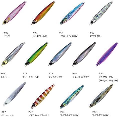 Major Craft Tungsten Jig Jigpara Tactical TG 1.8 oz (50 g), 4.3 oz (120 g), 5.3 oz (150 g), 6.3 oz (180 g) - Image 6