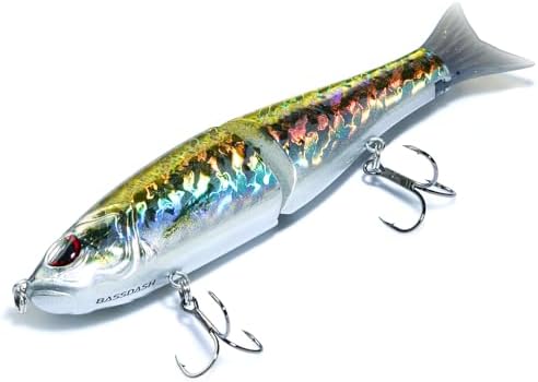 Bassdash SwimShad Glide Baits Jointed Swimbait Bass Pike Salmon Trout Muskie Fishing Lure - Image 6