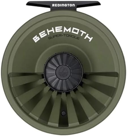 Redington Behemoth Fly Reel – Heavy-Duty Carbon Drag, Large Arbor, Die-Cast Frame & Deep V-Spool – Freshwater & Saltwater Fly Fishing Reel for Trout, Bass, Salmon & Big Game - Image 3