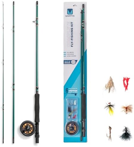 Martin Fly Reel and Fishing Rod Combo Kit by Martin