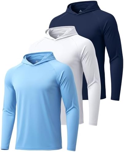 ZITY Men's Lightweight Pullover Hoodie UPF 50+ Fishing Shirts Sweatshirt by ZITY