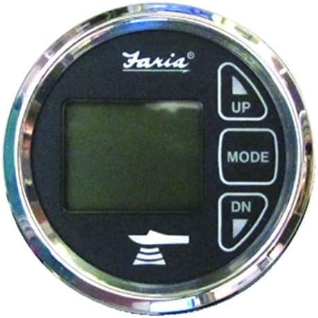 Faria In-Dash Digital Depth Finder w/Air & H2O Temp - Black Face by Unknown