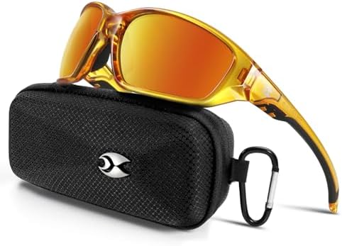 suoso Sports Polarized Sunglasses for Men: Womens UV400 Protection Sun Glasses Wrap Around Goggles for Fishing Driving TR90 by suoso