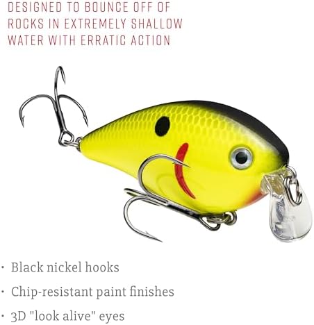 Strike King KVD 1.5 Shallow Square Bill Crankbait - Image 4