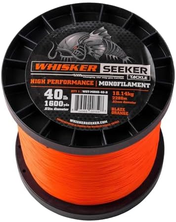 High-Vis Mono Catfishing Line by Whisker+Seeker