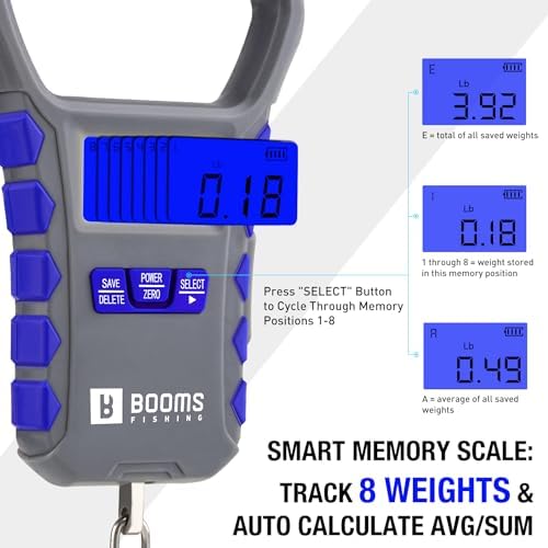 Booms Fishing Digital Fish Scale with Lip Gripper, 65lb Capacity, XW50 - Image 3
