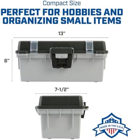 Sheffield 12670 13" Made in USA Tackle Box w/Lift Out Tray & Deep Storage - Image 6