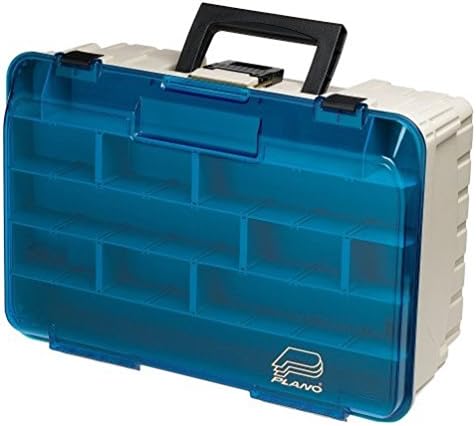 Plano Two Level Magnum 3500 Tackle Box, Beige, 1-(Pack),Sandstone/Blue by PLANO%C2%AEOutdoors