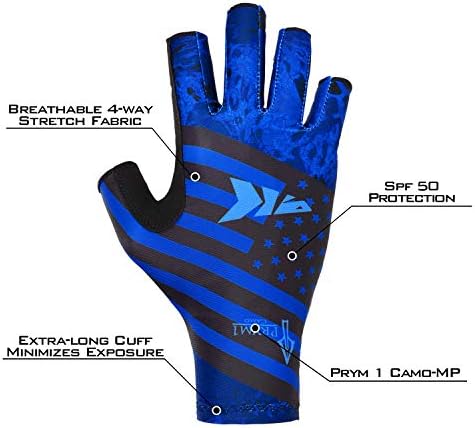 KastKing Sol Armis UPF50+ Fingerless Fishing Gloves, Men and Women - Image 3