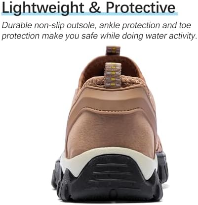 Water Shoes Men Hiking Fishing Boat Arch Support Beach Wading - Image 6