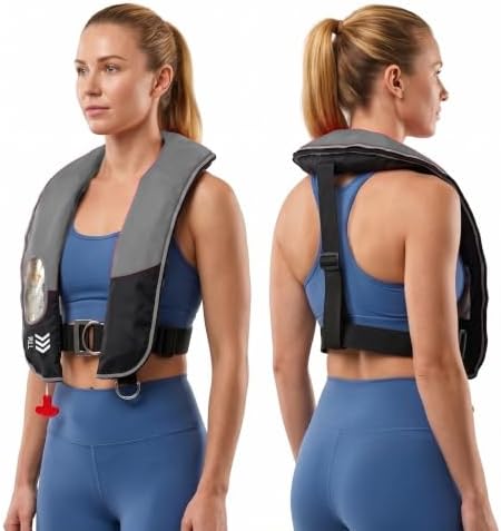 Manual Inflatable Life Jacket,Preserver PFD for Adults,Life Vest for Adults,Supports Weight up to 330 pounds - Image 4