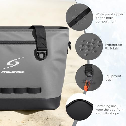 Maelstrom 30 Can Insulated Cooler Bag, Leakproof Soft Ice Chest - Image 5