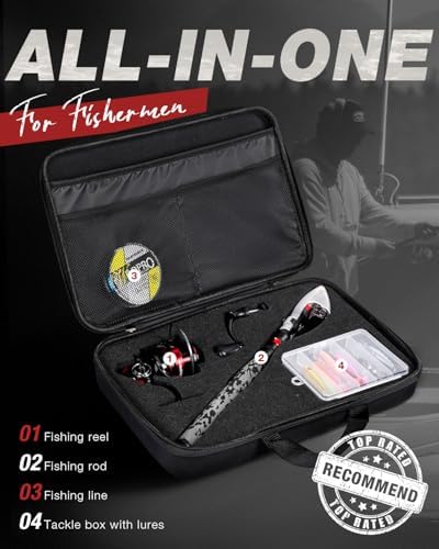 Ghosthorn Fishing Rod and Reel Combo,Telescopic Fishing Pole Travel Kit - Image 6