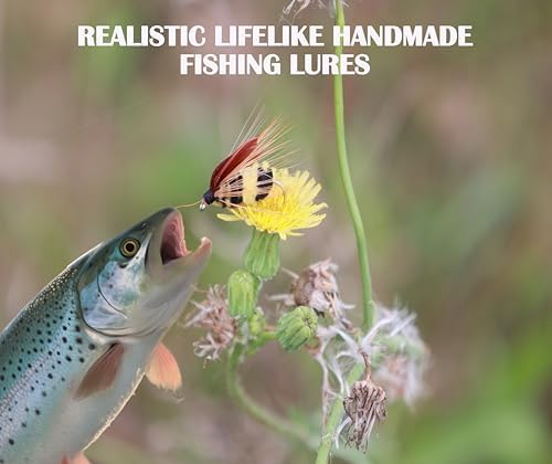 120PCS Nymphs for Fly Fishing Kit Premium Hand Tied Trout Bass Flies Box - Image 6