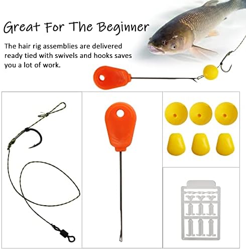 Dovesun Carp Fishing Hair Rigs Carp Fishing Equipment with Baits Hooks Accessories 41PCS/151PCS - Image 4