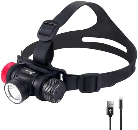 ARCHON DH10 Diving Headlamp Underwater Hand-Free Lighting Dive Light, 1200 Lumens Submarine Rechargeable Headlight with Wider Headband and Top Headband by Unknown