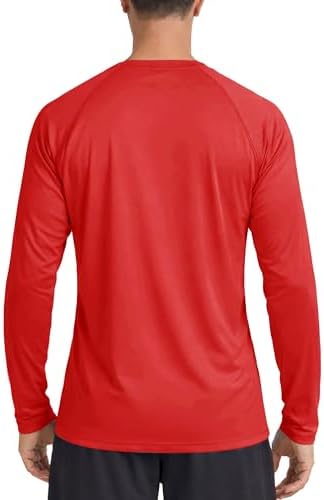 Boladeci Men's UPF 50+ Sun Protection UV SPF Shirts Long Sleeve Lightweight Quick Dry Swim T-Shirts Rash Guard - Image 6