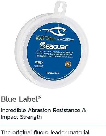 Seaguar Blue Label Fishing Leader Line for Saltwater, 100% Fluorocarbon, Clear, Multiple Sizes - Image 2