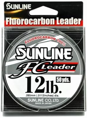 Sunline FC Leader Fishing Line, 12 Pound 50 Yards, Clear by Sunline