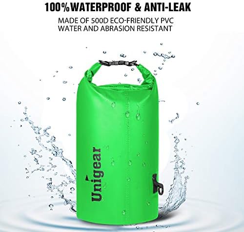 Unigear Floating Waterproof Dry Bag for Kayaking, 2L/5L/10L/20L/30L/40L - Image 4