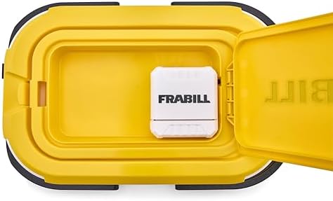 Collapsible Bait Bucket with Aerator-White/Yel - Image 6