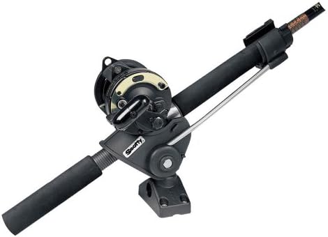 Scotty #240 Striker Rod Holder with 240 Side Deck Mount, Black, Small by Scotty
