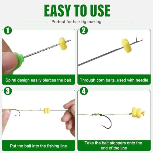 Carp Fishing Bait Rig Tool Kit 7 in 1 Baiting Rigging Needle Set - Image 4