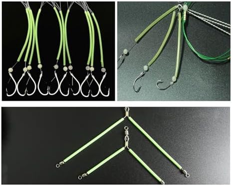 Luminous Tube 0.8/1/1.2/1.5/1.8/2mm Fishing Hook Line Tubing Silicone Glow Pipe Glow Tube Sleeves Glow in Dark Tubing - Image 2