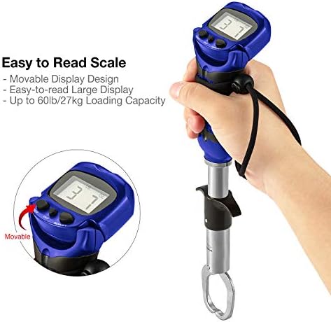 Piscifun Fish Gripper with Digital Scale, 60LB Stainless Steel - Image 4