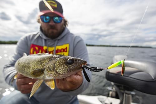 Northland Tackle Eye Candy Riggin Leech Floating 4.25" Soft Plastic Leech Lure for Walleye Fishing Jigs, Rigs, & Harnesses, 10 Colors, 5 Baits Per Pack - Image 6
