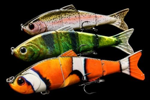 Minnow Crankbait for Bass Fishing Bass Lure Jerkbait Fishing Lures and Tackle Box by wLure