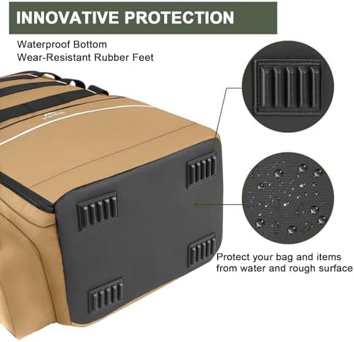 MATEIN Fishing Backpack, Tackle Storage Bag with Rod Holders & Cooler - Image 6