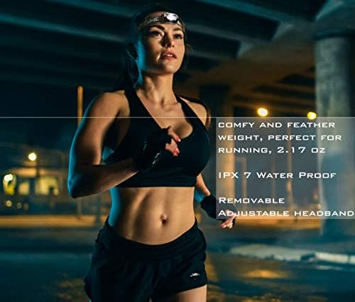 GHOSTBIRD Seiker X1 Head Lamp - LED Rechargeable Cree XPE - Waterproof IPX7, Freezeproof, Smashproof Perfect for Your Running, Camping, Backpacking, Hunting, and Cycling Adventures - Image 2