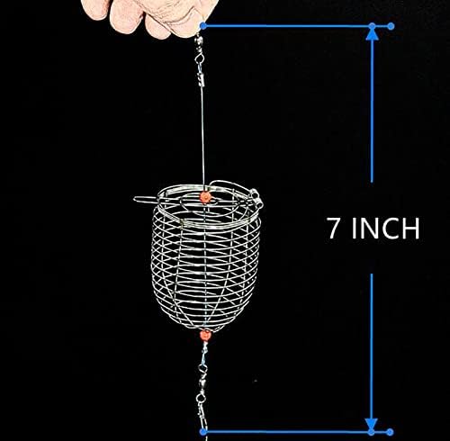 10Pcs/Pk Carp Fishing Bait Trap Cage Feeder Basket Holder Coarse Lure Feeder Carp Fishing Tackle Kit,Size L/M/S Available - Image 4