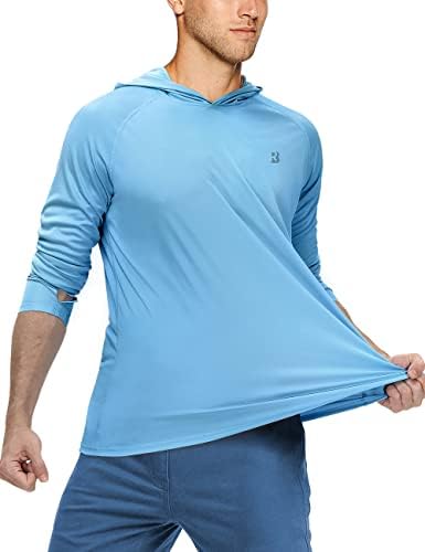 Roadbox Mens Fishing Sun Hoodie, Long Sleeve UPF 50+ UV Protection Shirts - Image 3